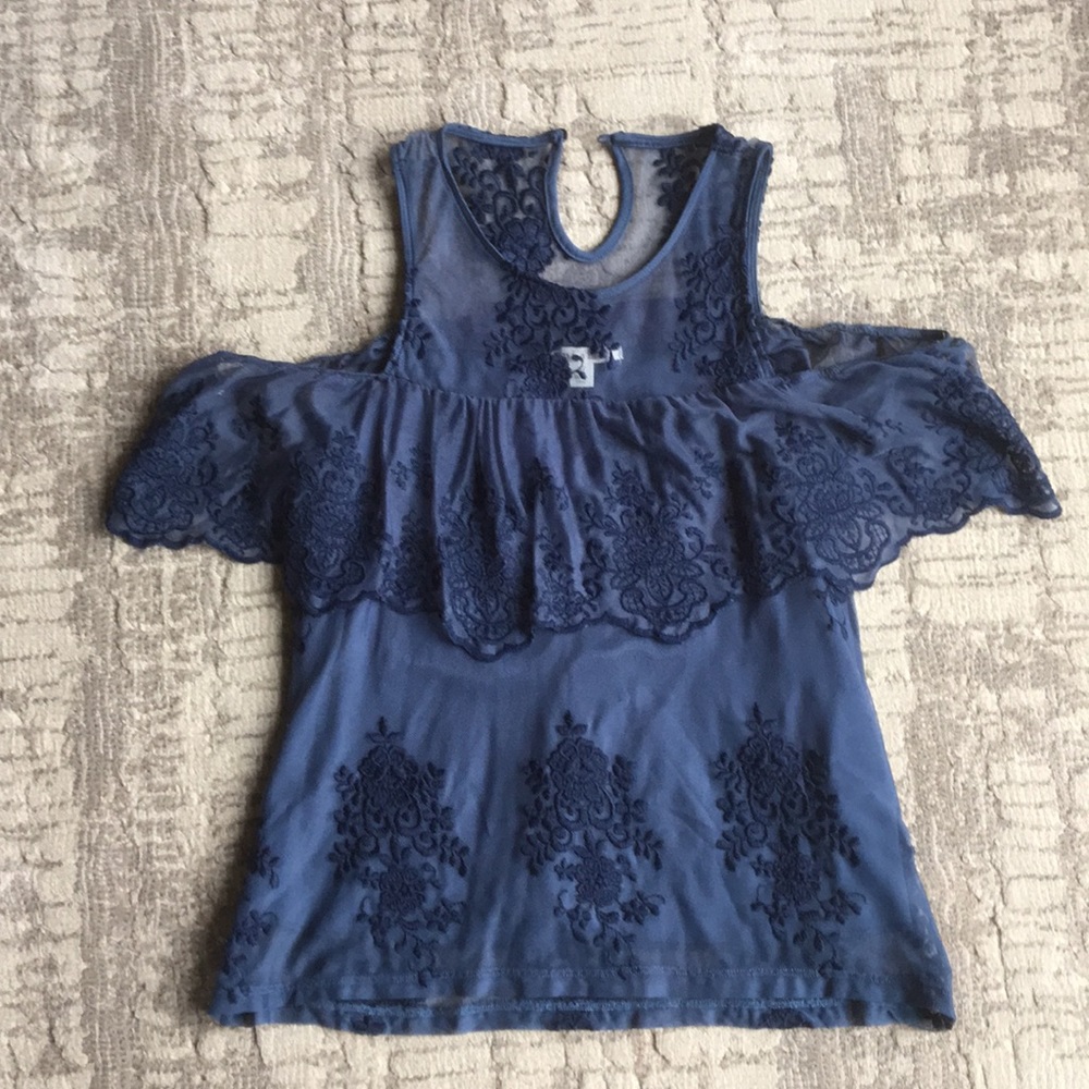 Francesca’s cold shoulder blouse